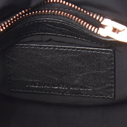 Alexander Wang Pebbled Lambskin Mini Rockie Black Rose Gold Hardware 5 of 7