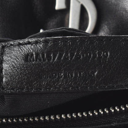 Saint Laurent Lambskin Quilted Small Loulou Puffer Monogram Chain Satchel Black 9 of 9