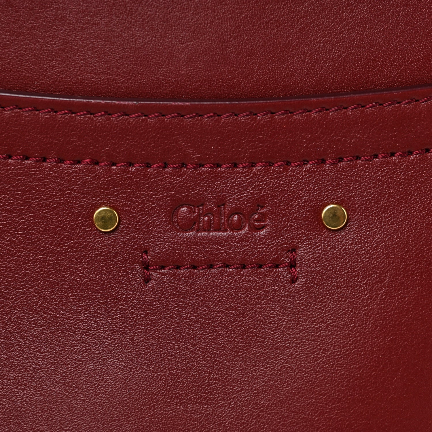 Chloe Calfskin Suede Roy Bag Plum Purple 9 of 9