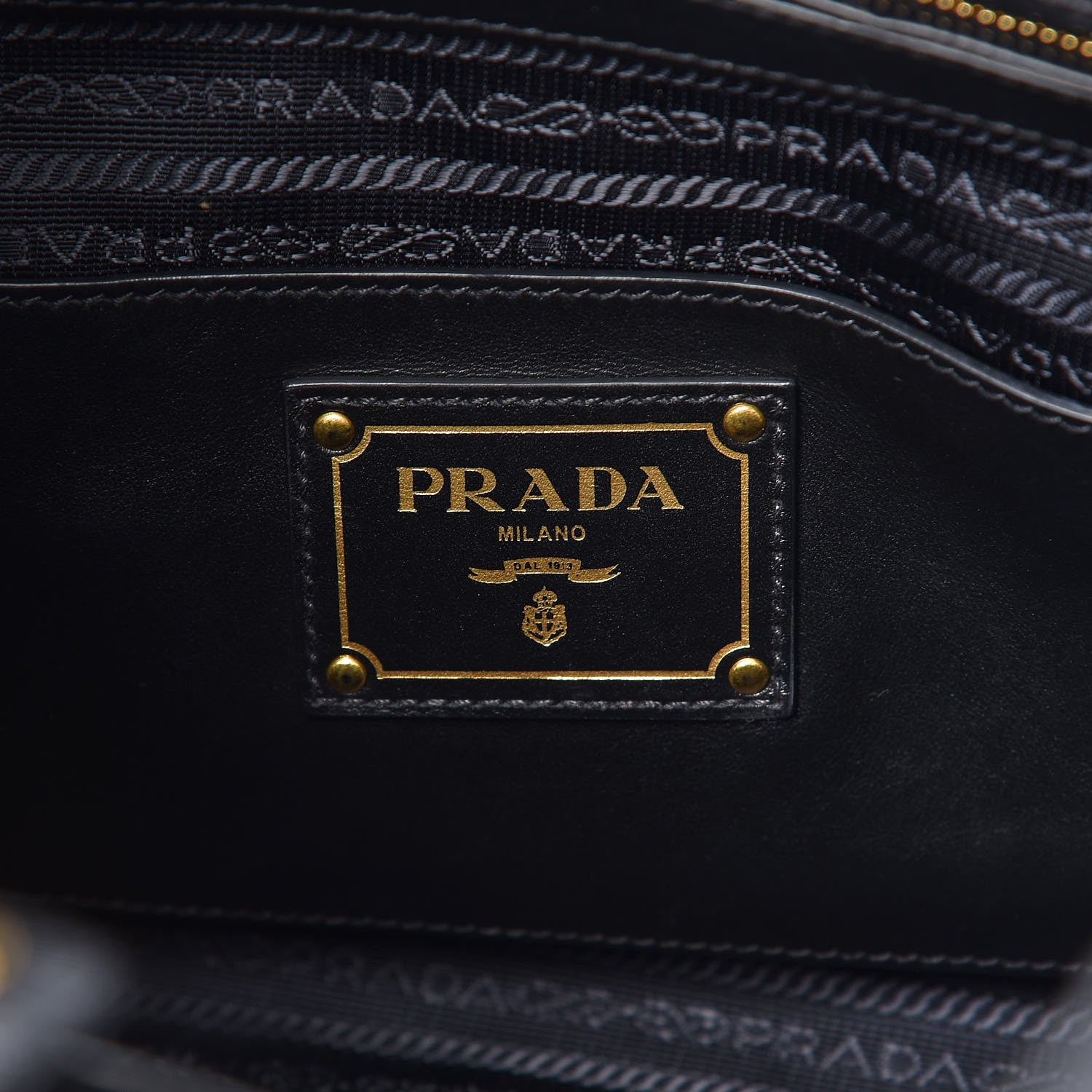 Prada Soft Calfskin Tote Black 6 of 9