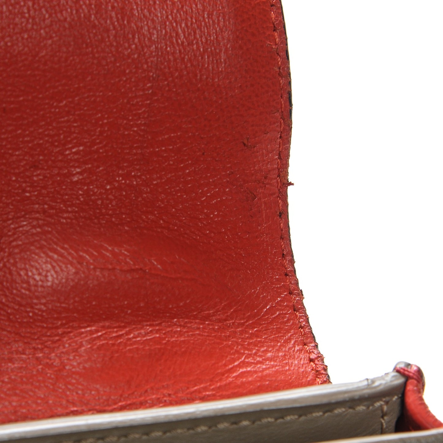 Smooth Calfskin Suede Medium Tri-Color Trapeze