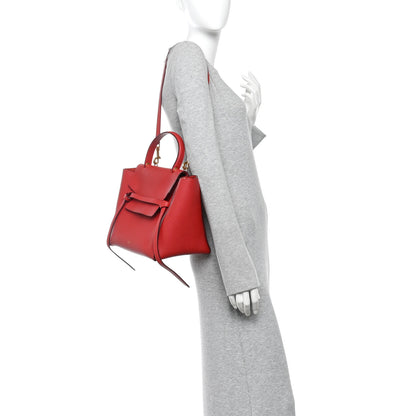 Celine Grained Calfskin Mini Belt Bag Coquelicot 2 of 10