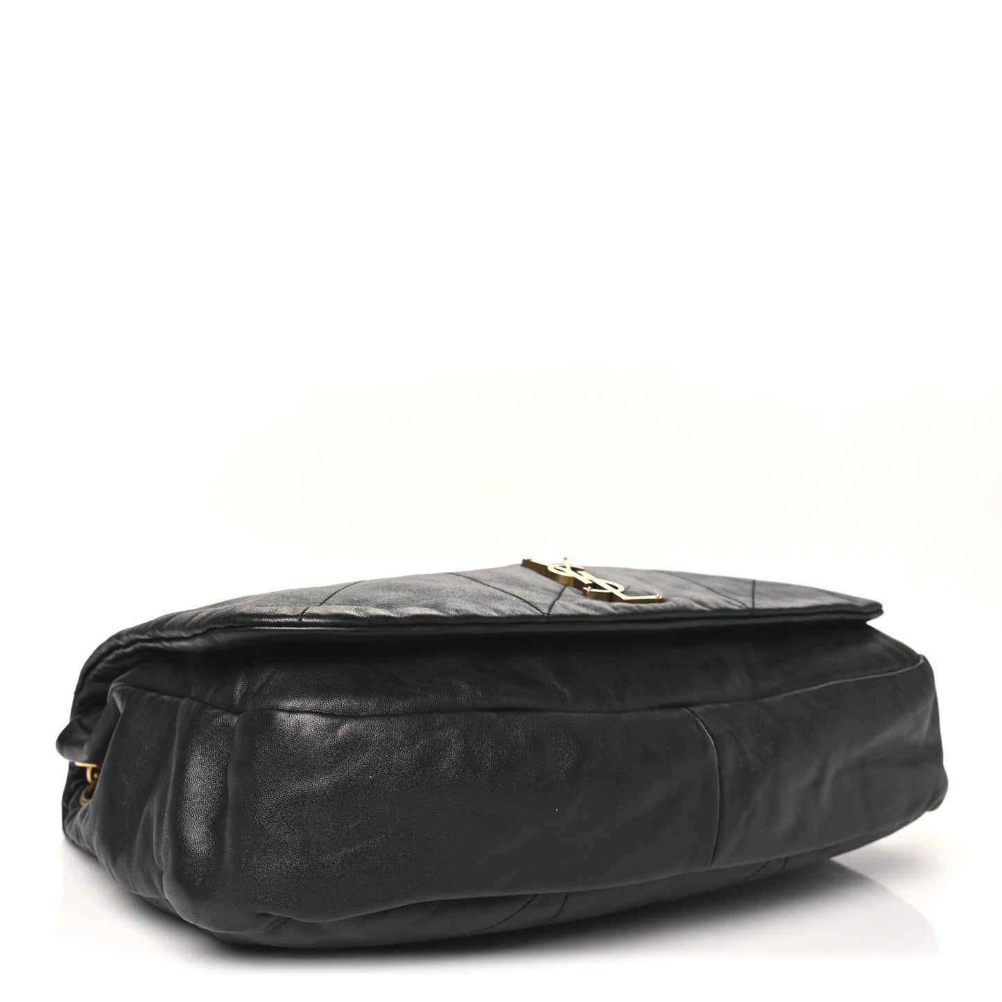 Lambskin Matelasse Monogram Large Jamie 4.3 Black