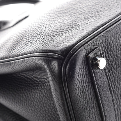 Hermes Taurillon Clemence Birkin 30 Black 42 of 42