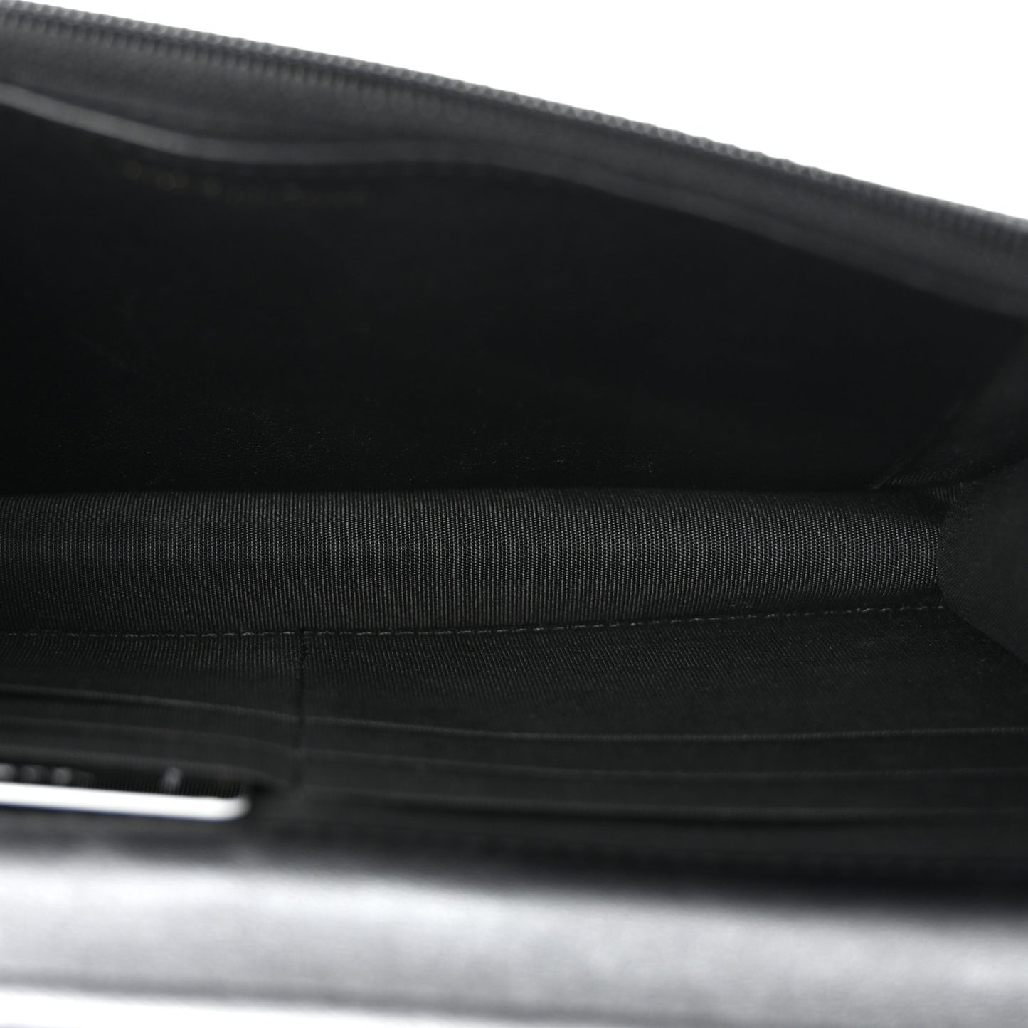 Lambskin Quilted Boy Wallet On Chain WOC Black