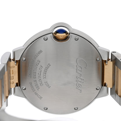 Cartier Stainless Steel 18K Yellow Gold 36mm Ballon Bleu De Cartier Automatic Watch 4 of 5