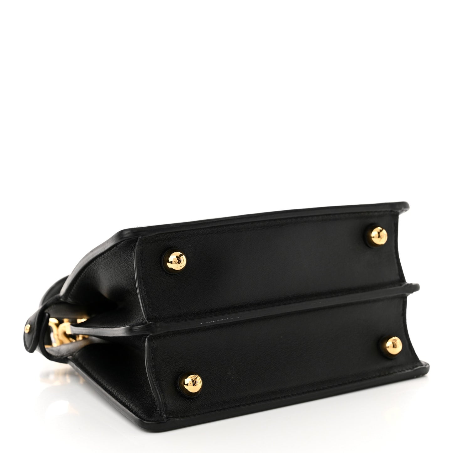 Shiny Nappa Petite Peekaboo I SEE U Satchel Black