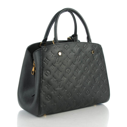 Louis Vuitton Empreinte Montaigne MM Black 3 of 8