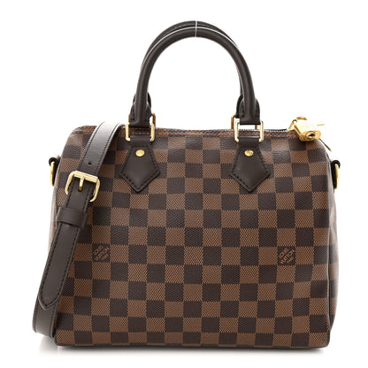 Louis Vuitton Damier Ebene Speedy Bandouliere 25 1 of 10