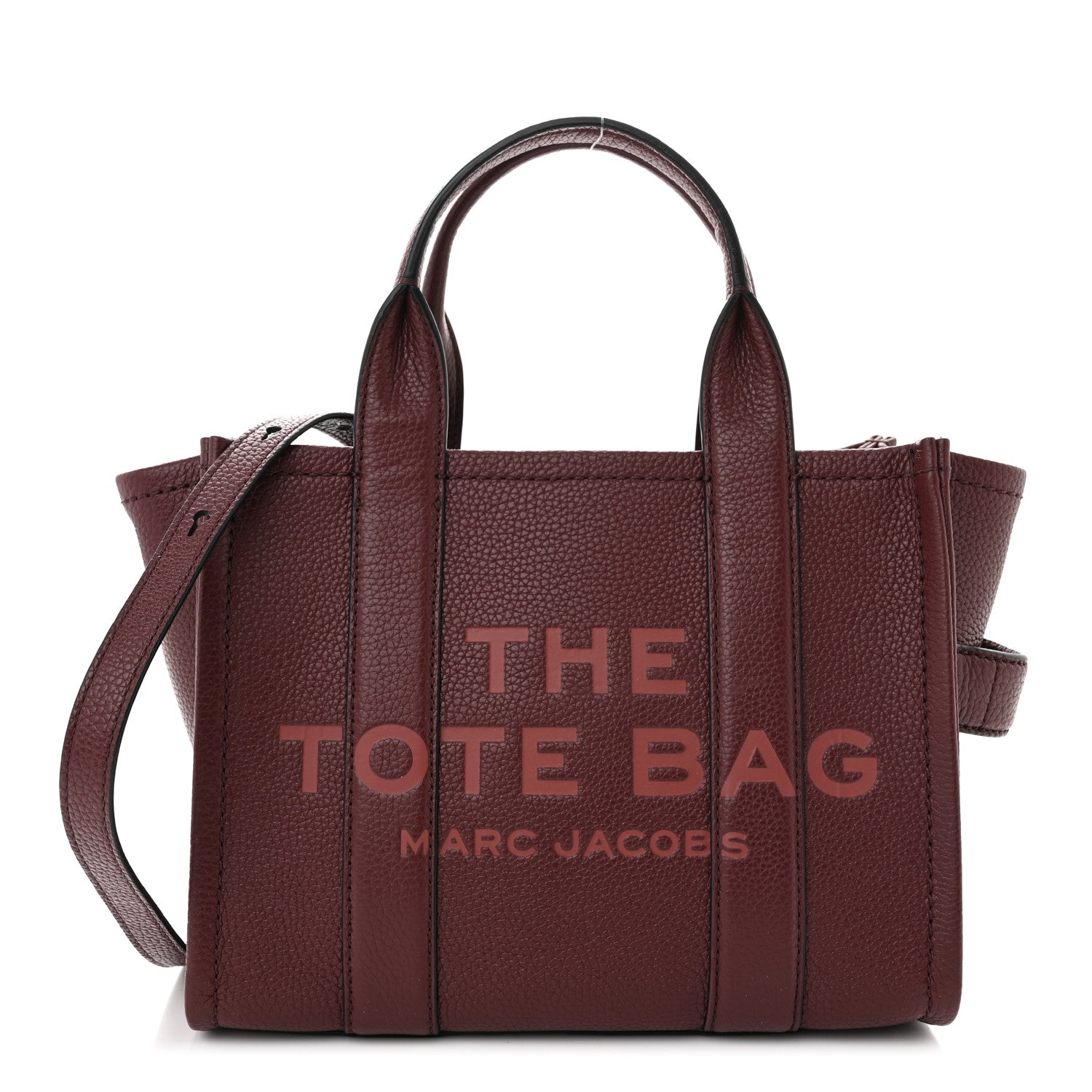 Marc Jacobs Grained Calfskin Small The Tote Bag Chianti 1 of 10