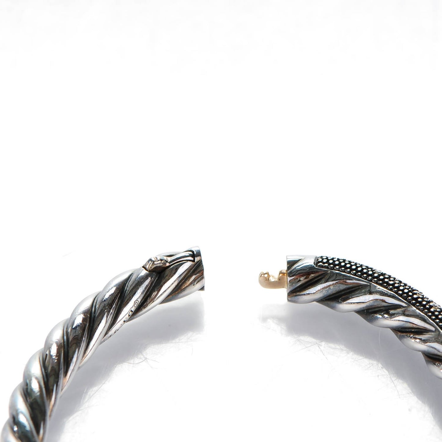 Sterling Silver Pave Diamond 6mm Midnight Melange Bracelet