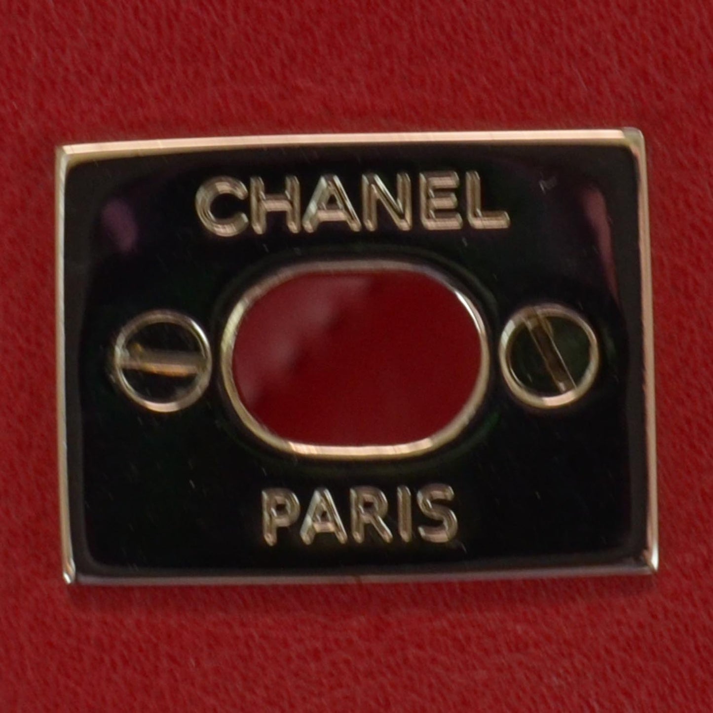 Leather Quilted In the Business Flap Bag Red