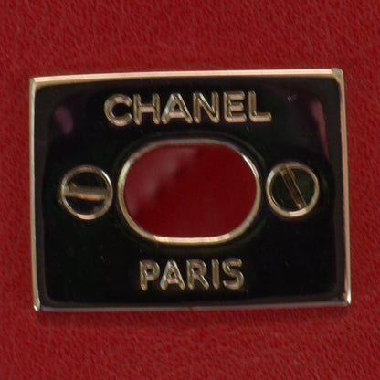 Chanel Leather Quilted In the Business Flap Bag Red 9 of 9