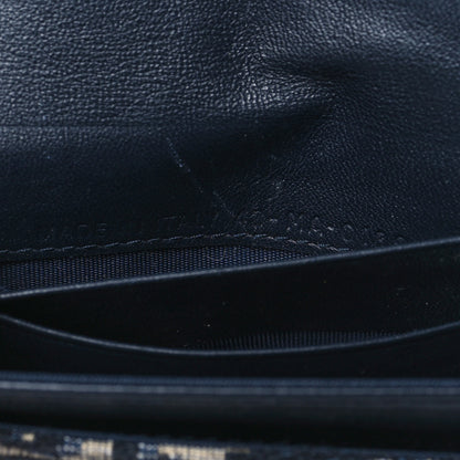 Christian Dior Oblique Saddle Bloom Card Holder Blue 7 of 8