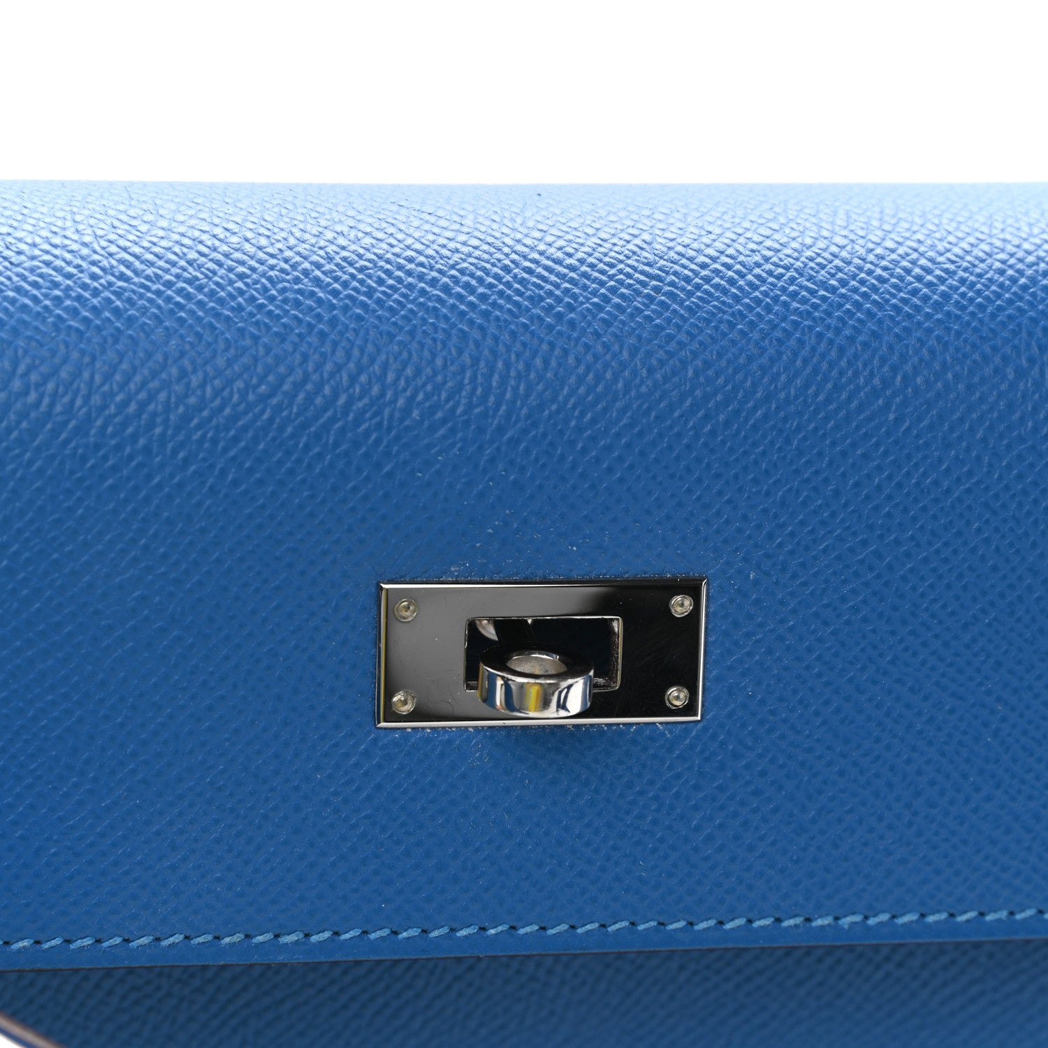 Hermes Epsom Kelly Sellier 32 Bleu Izmir 12 of 13