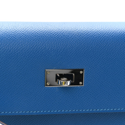 Hermes Epsom Kelly Sellier 32 Bleu Izmir 12 of 13