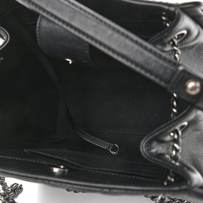Chanel Caviar Quilted Medium CC Bucket Bag Black 5 of 10