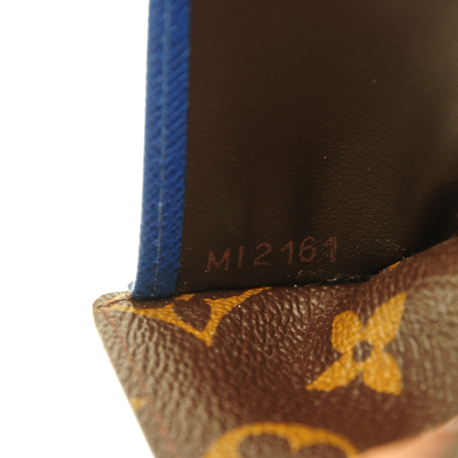 Louis Vuitton Monogram Compact Marie Wallet Blue 7 of 7