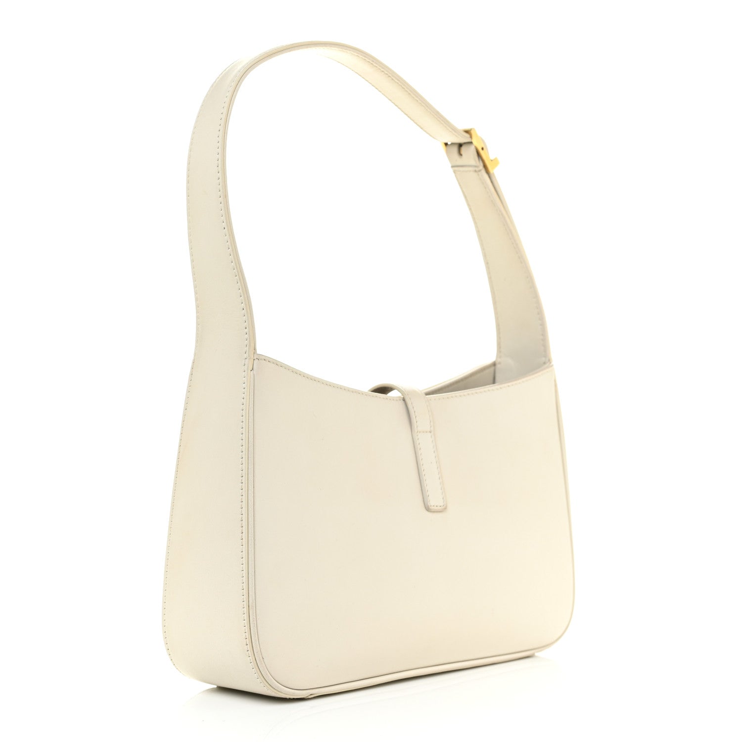 Saint Laurent Smooth Calfskin Le 5 A 7 Hobo Crema Soft 3 of 18