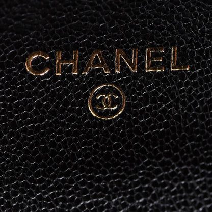 Chanel Caviar Quilted Boy Flap Card Holder Black 6 of 9