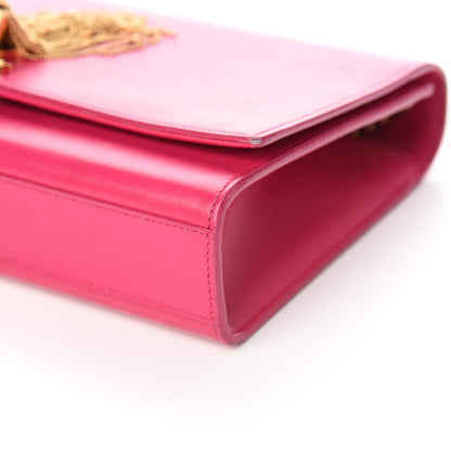 Saint Laurent Smooth Calfskin Medium Classic Monogram Kate Tassel Satchel Fuchsia 10 of 11