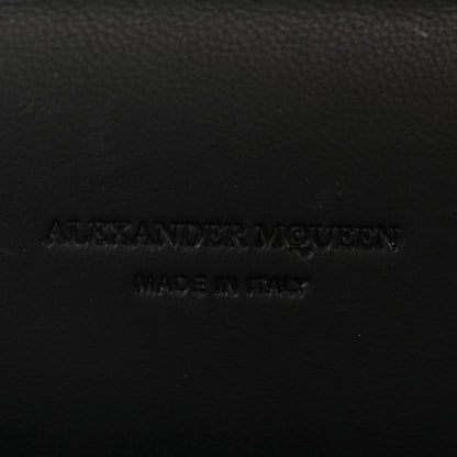 Alexander McQueen Silk Chain Skull Knuckle Box Clutch Black 6 of 12