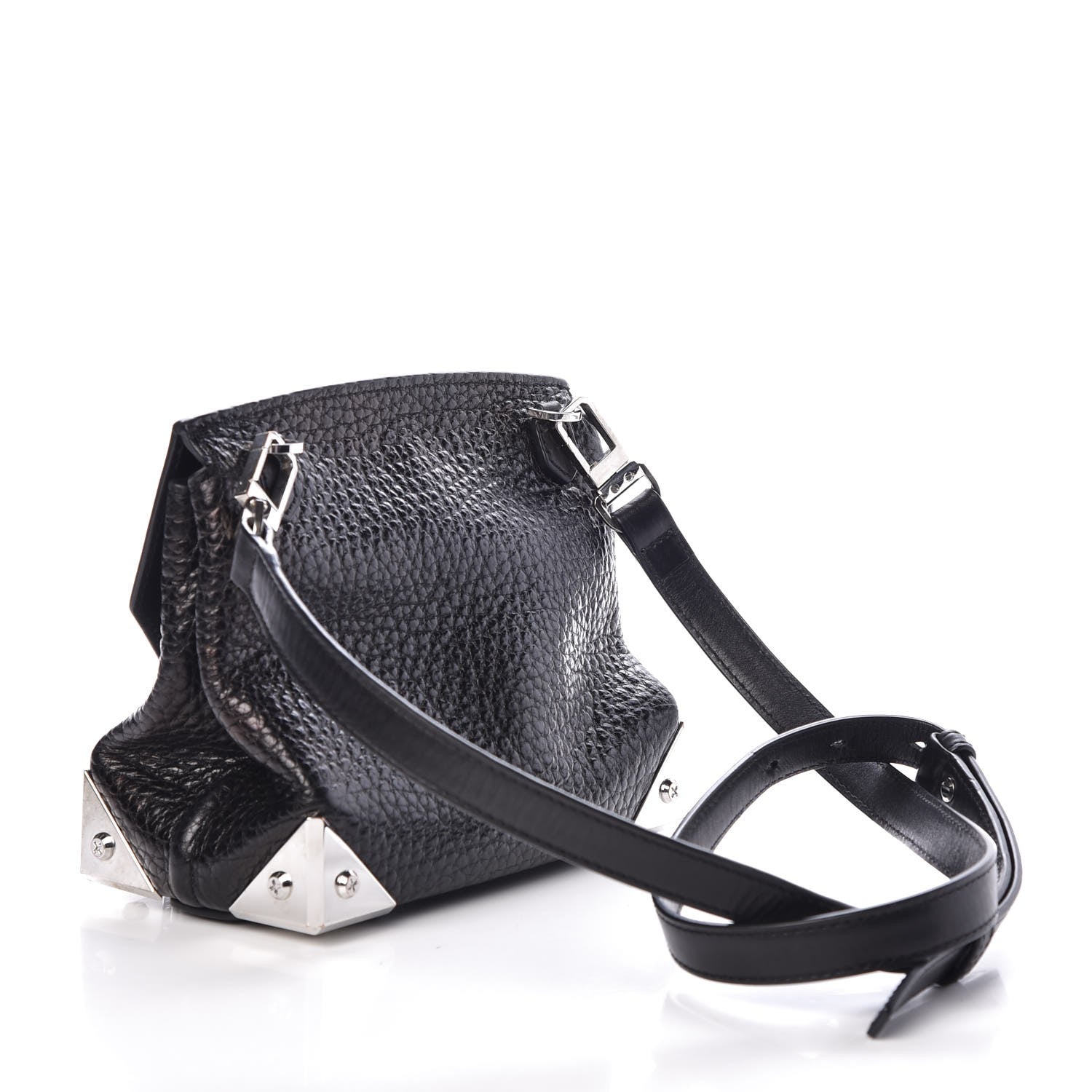 Alexander Wang Calfskin Small Marion Tote Black Silver Hardware 3 of 10