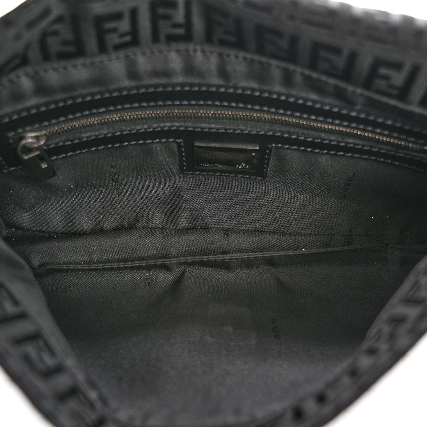 Fendi Zucchino Baguette Black 5 of 16