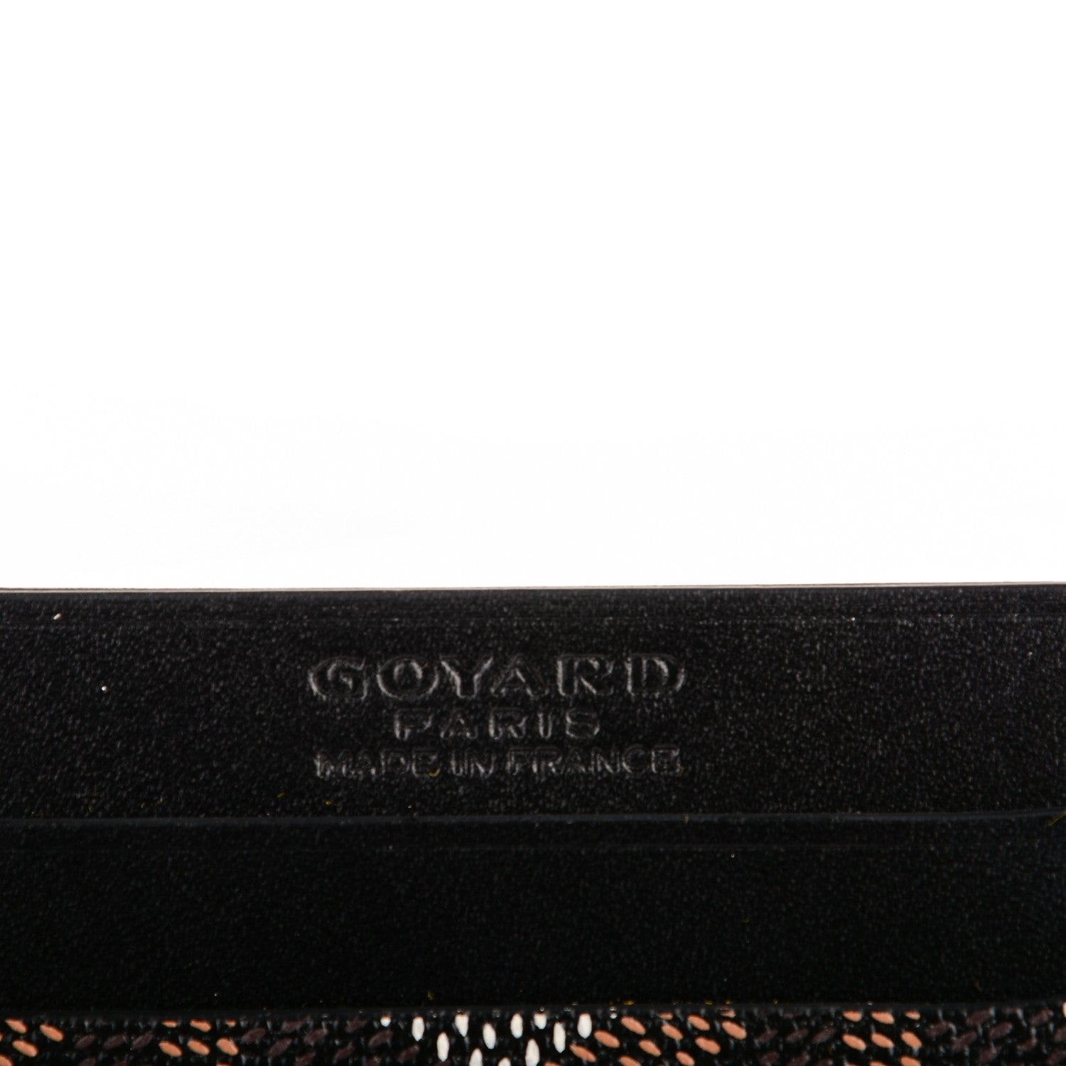 Goyard Goyardine Saint Sulpice Card Holder Black 6 of 7
