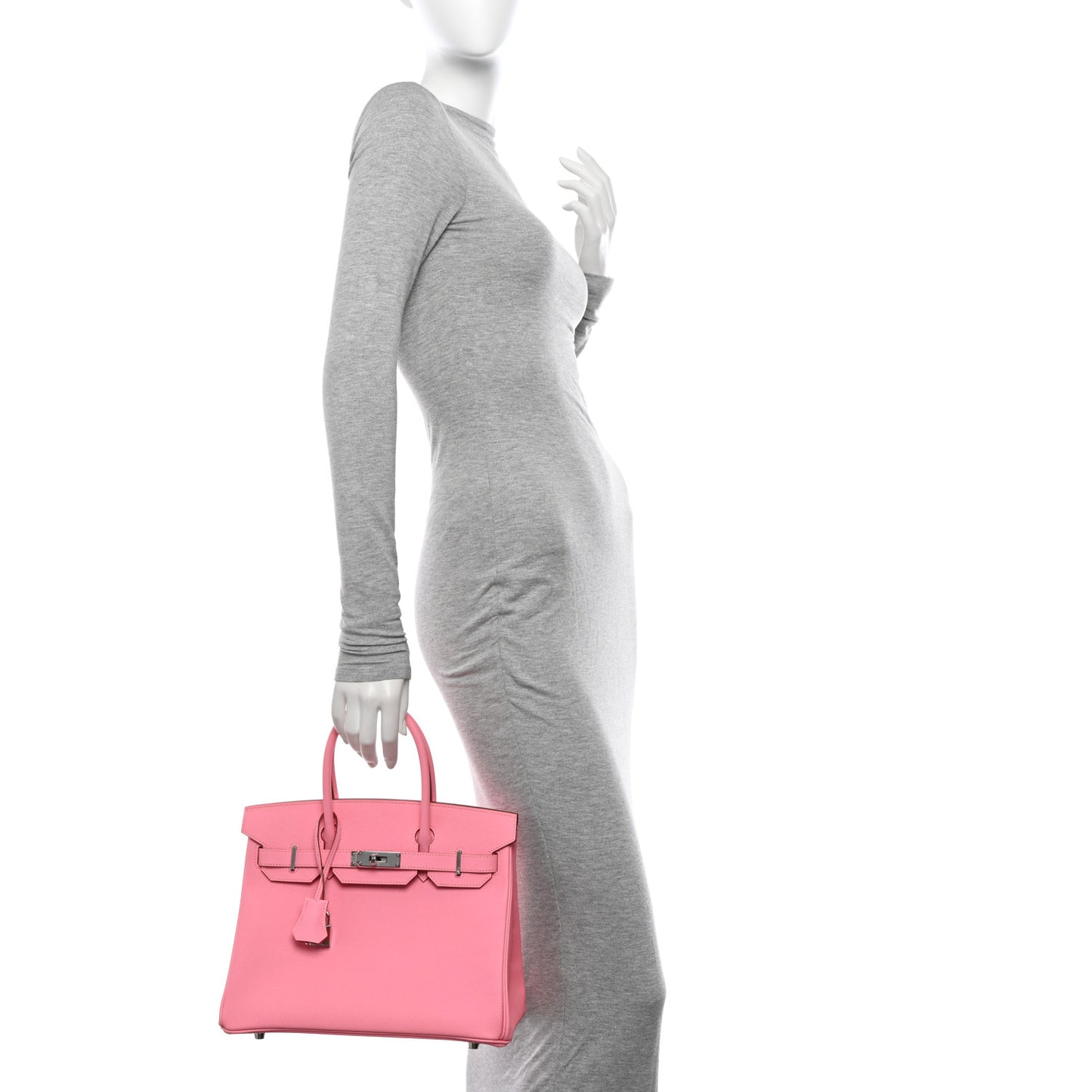 Epsom Birkin 30 Rose Confetti