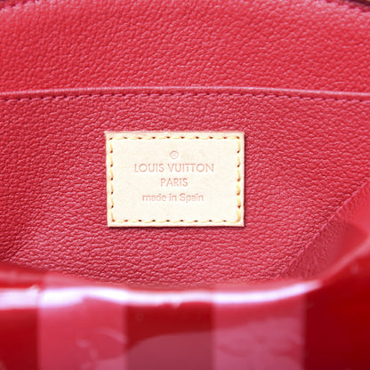 Louis Vuitton Vernis Rayures Cosmetic Pouch Pomme D'Amour 8 of 10