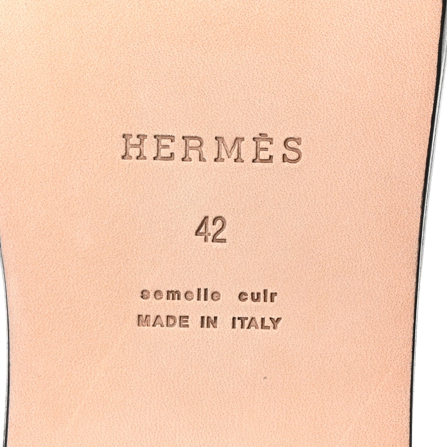 Hermes Epsom Mens Izmir Sandals 44 Etoupe Marine 42 Black Brique 7 of 10