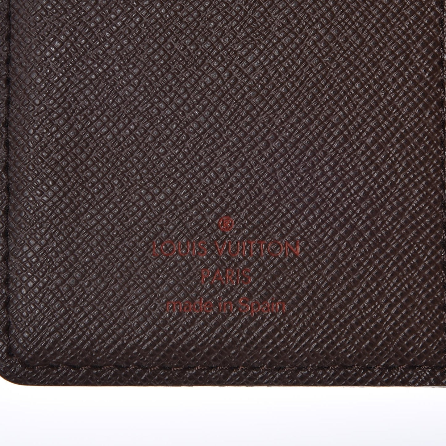 Damier Ebene Small Ring Agenda Cover