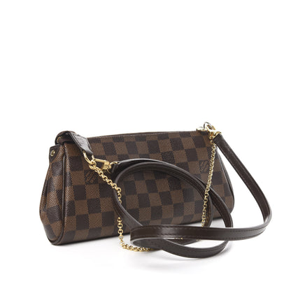 Louis Vuitton Damier Ebene Eva Clutch 3 of 11