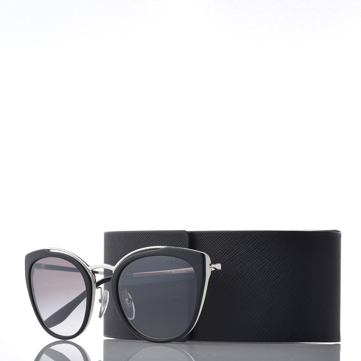 Prada Cat Eye Sunglasses SPR 20U Black 9 of 9