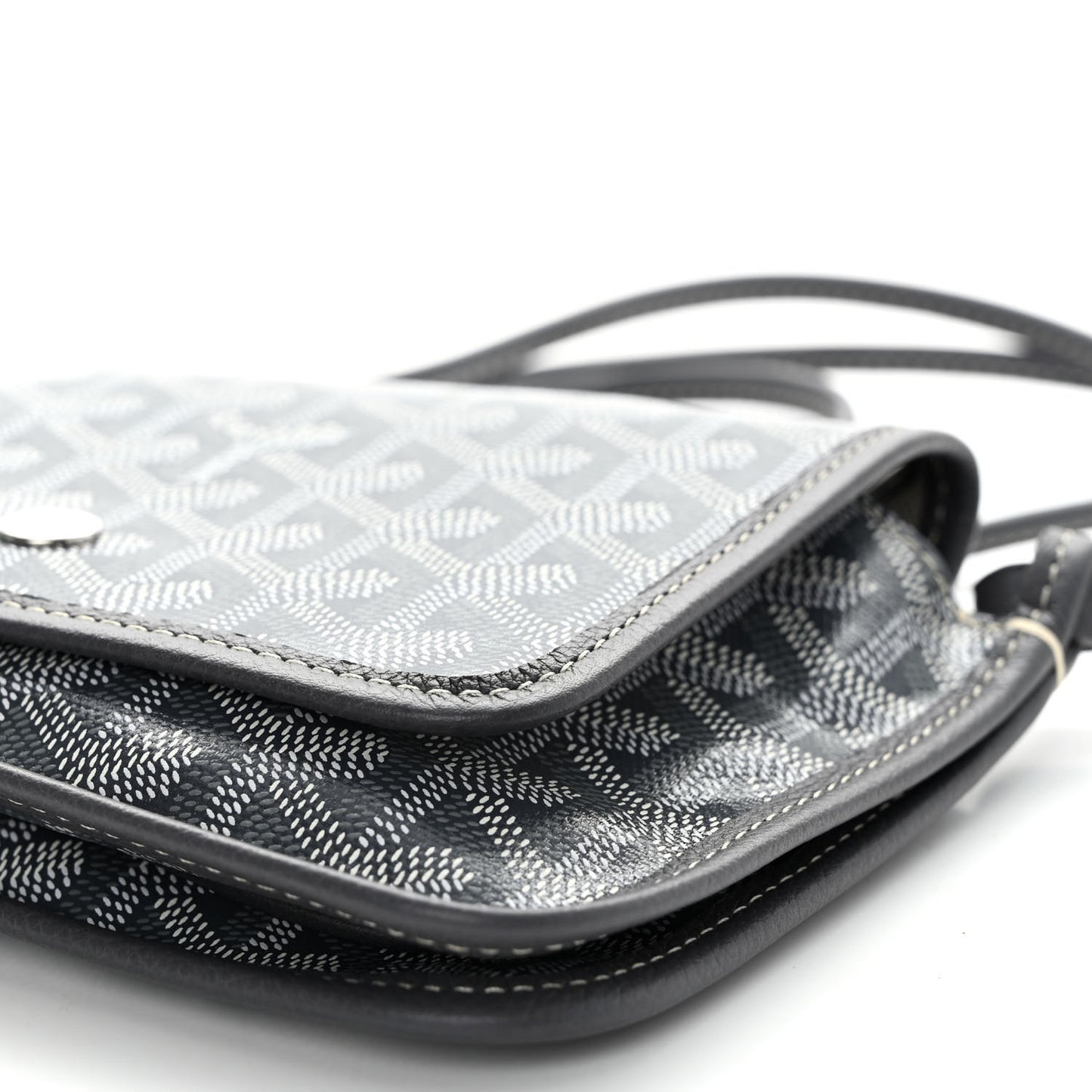 Goyardine Plumet Wallet Clutch Grey