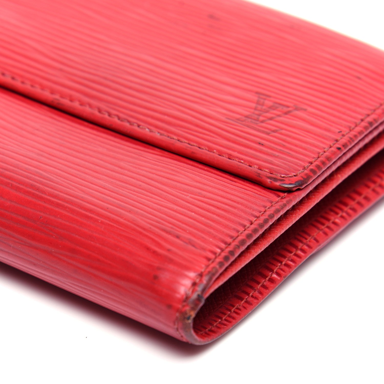 Louis Vuitton Epi Elise Wallet Castillan Red 7 of 13