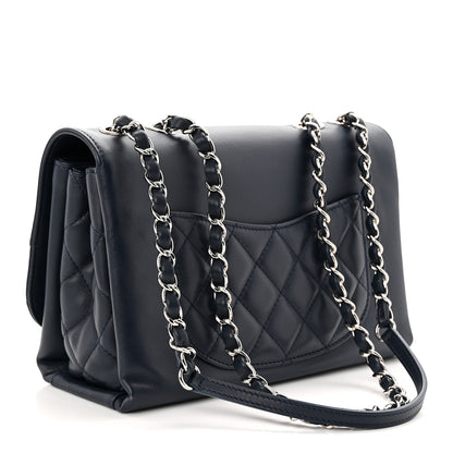Chanel Calfskin Small Tramezzo Flap Navy 3 of 11