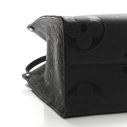 Louis Vuitton Empreinte Monogram Giant Onthego MM Black 8 of 9