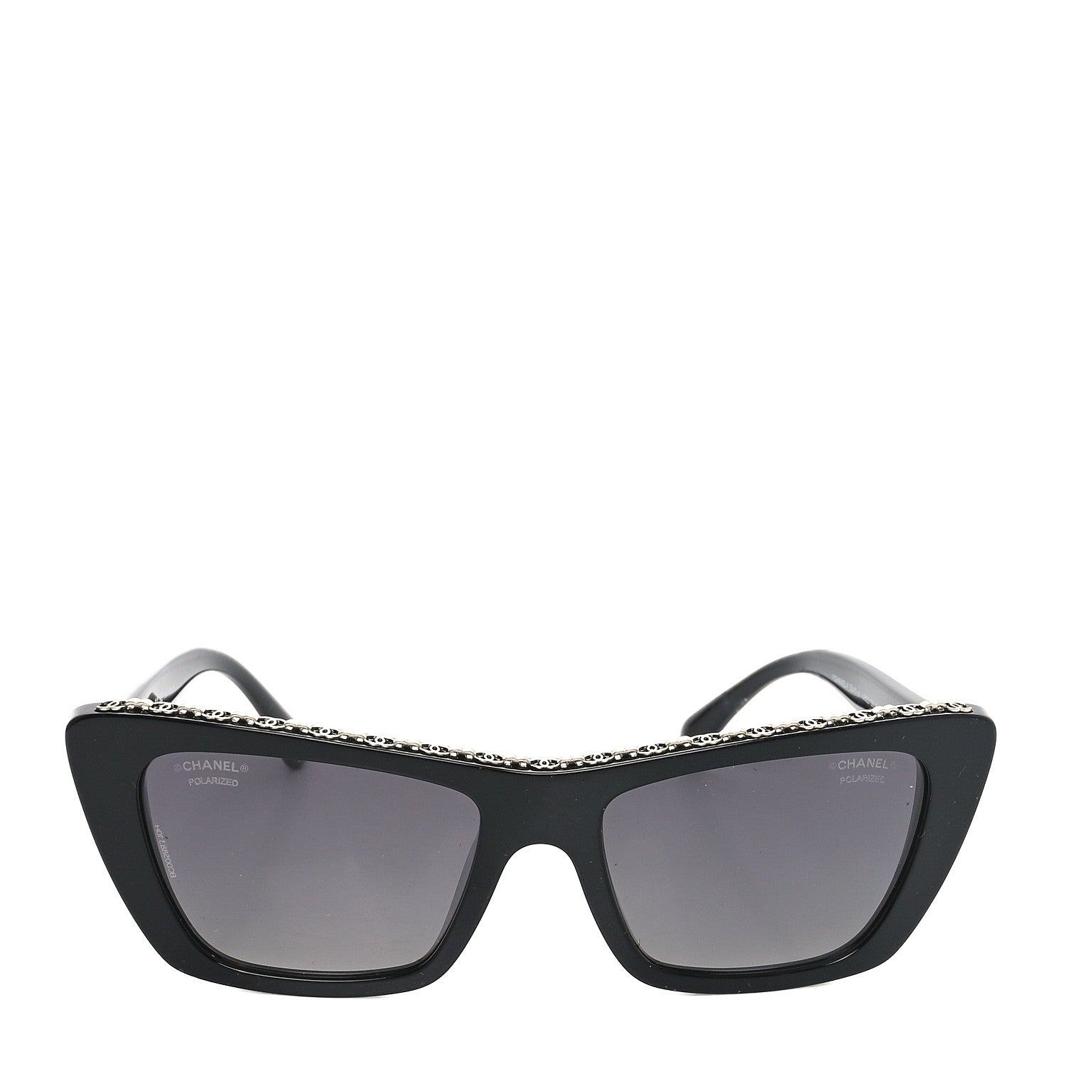 Chanel Acetate Butterfly Sunglasses 5540-A Black 2 of 6