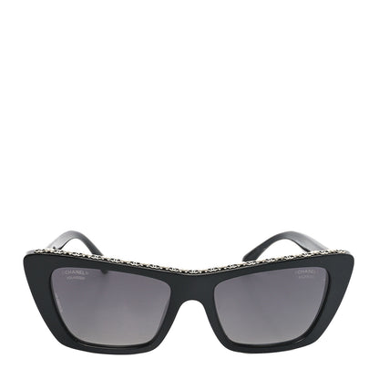 Chanel Acetate Butterfly Sunglasses 5540-A Black 2 of 6