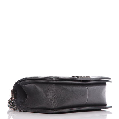 Chanel Caviar Quilted Medium Boy Flap Grey 4 of 10