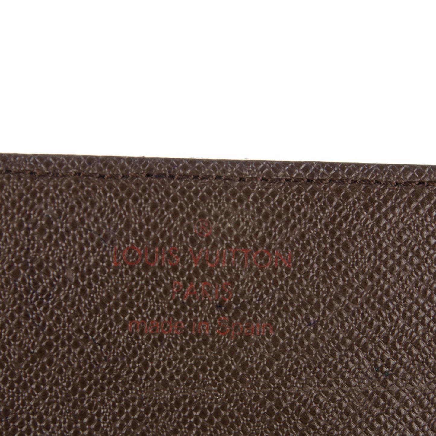 Damier Ebene Business Card Holder