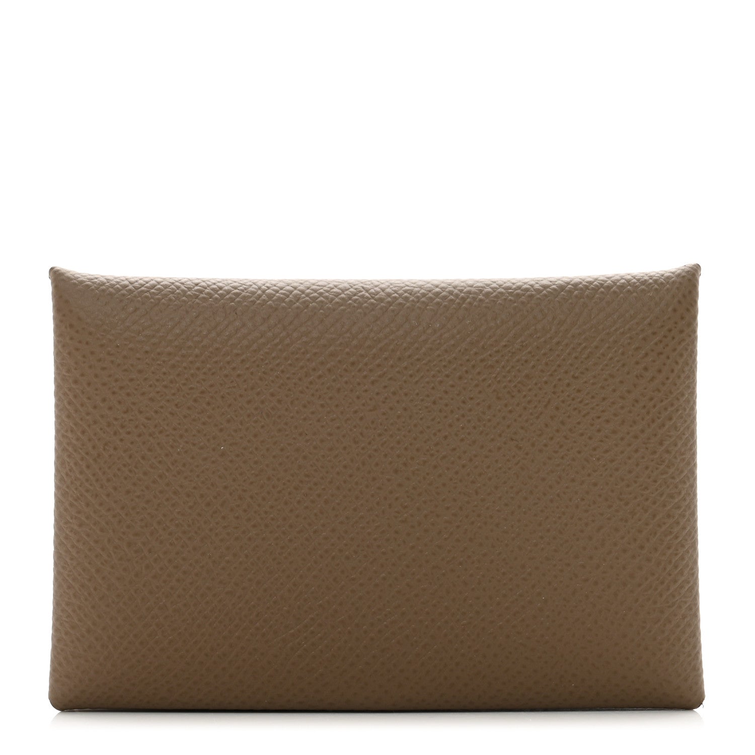 Hermes Epsom Calvi Card Case Etoupe 1 of 7
