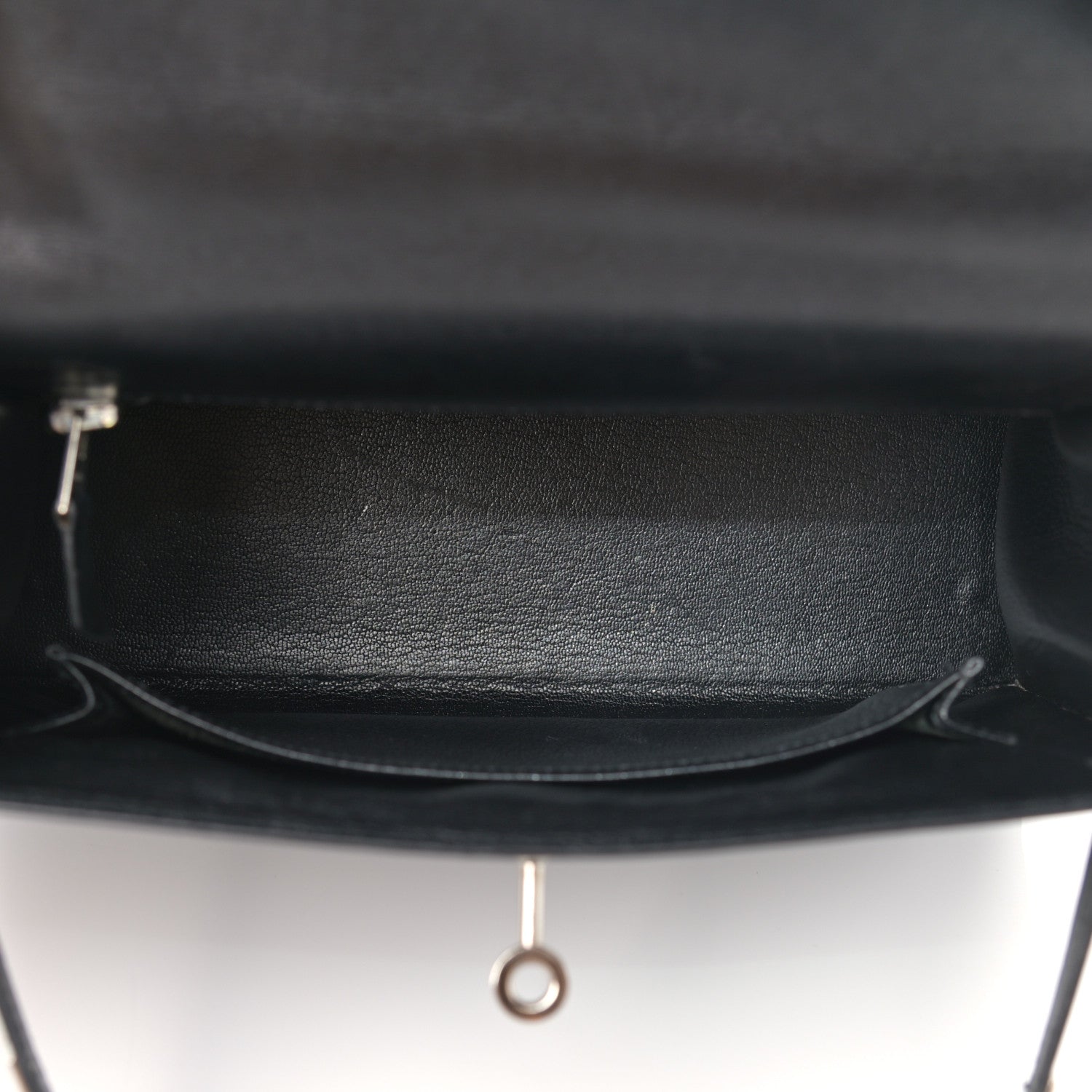 Hermes Box Kelly Sellier Guilloche 25 Black 5 of 13