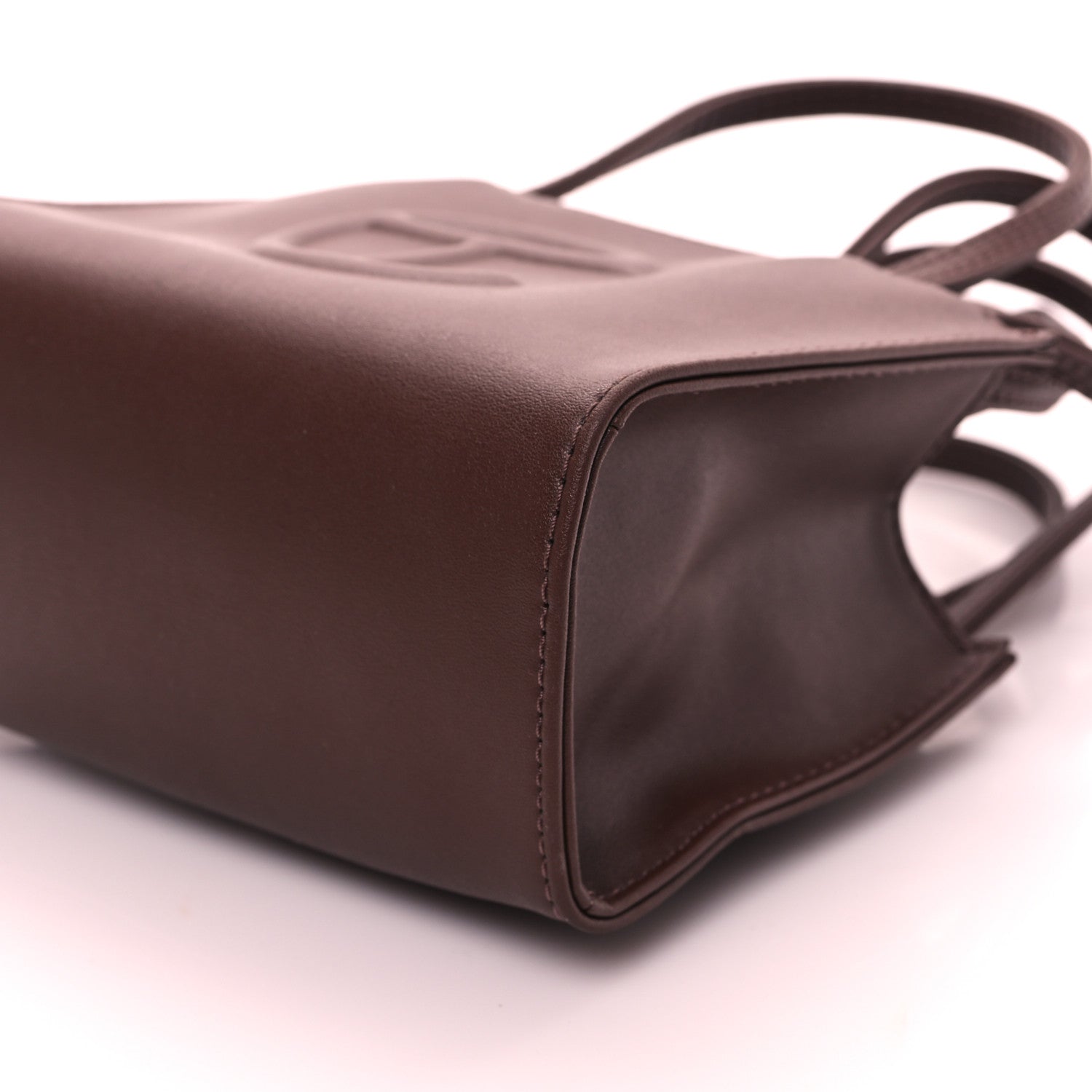 Telfar Vegan Leather Small Shopping Bag Chocolate 10 of 11
