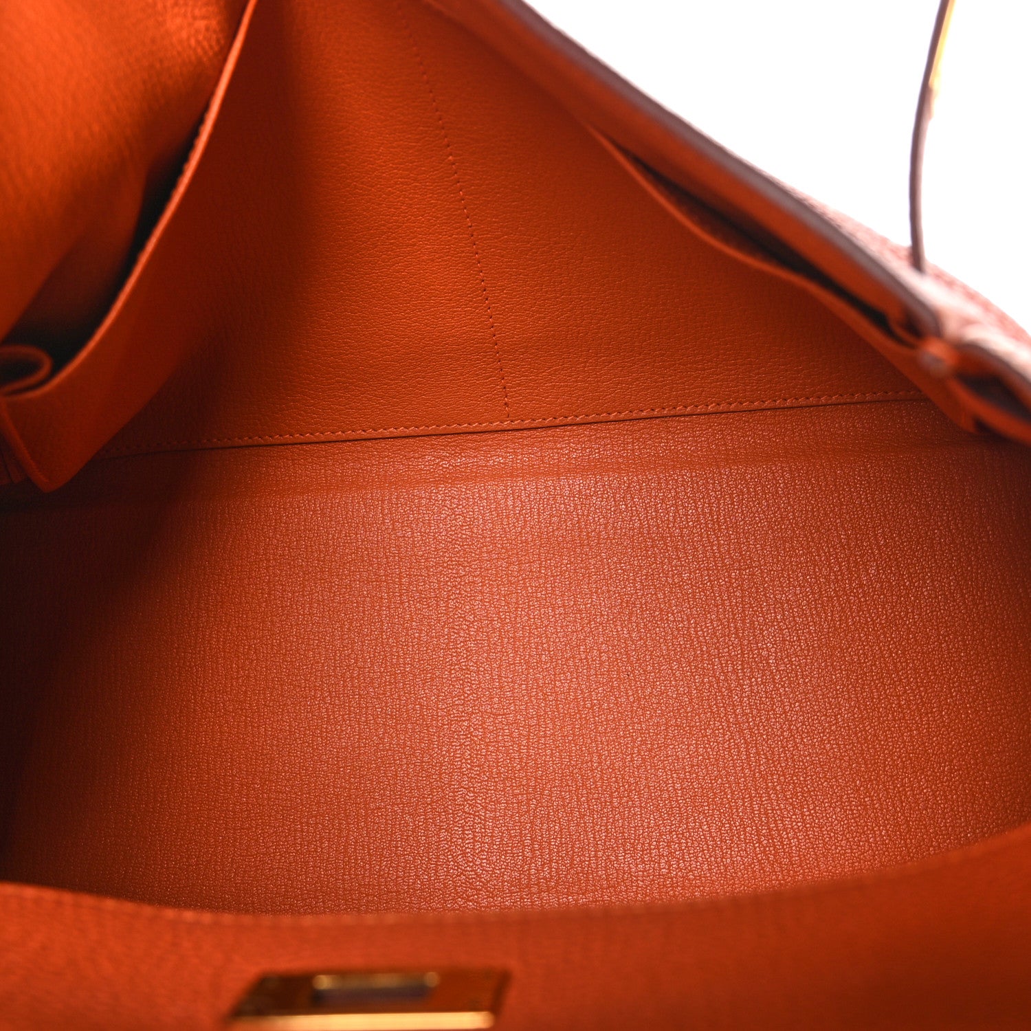 Hermes Togo Kelly Retourne 35 Orange 5 of 11