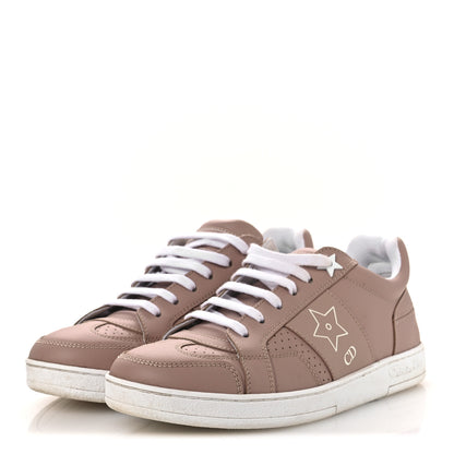 Christian Dior Calfskin Dior Star Ors Low Top Sneakers 35 Nude 4 of 11