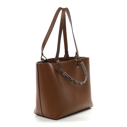 Loewe Smooth Calfskin Small Anagram Tote Tan Ecru 3 of 10