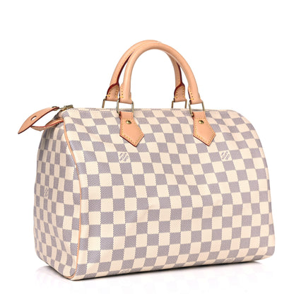 Louis Vuitton Damier Azur Speedy 30 2 of 5